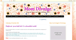 Desktop Screenshot of momdivulge.com